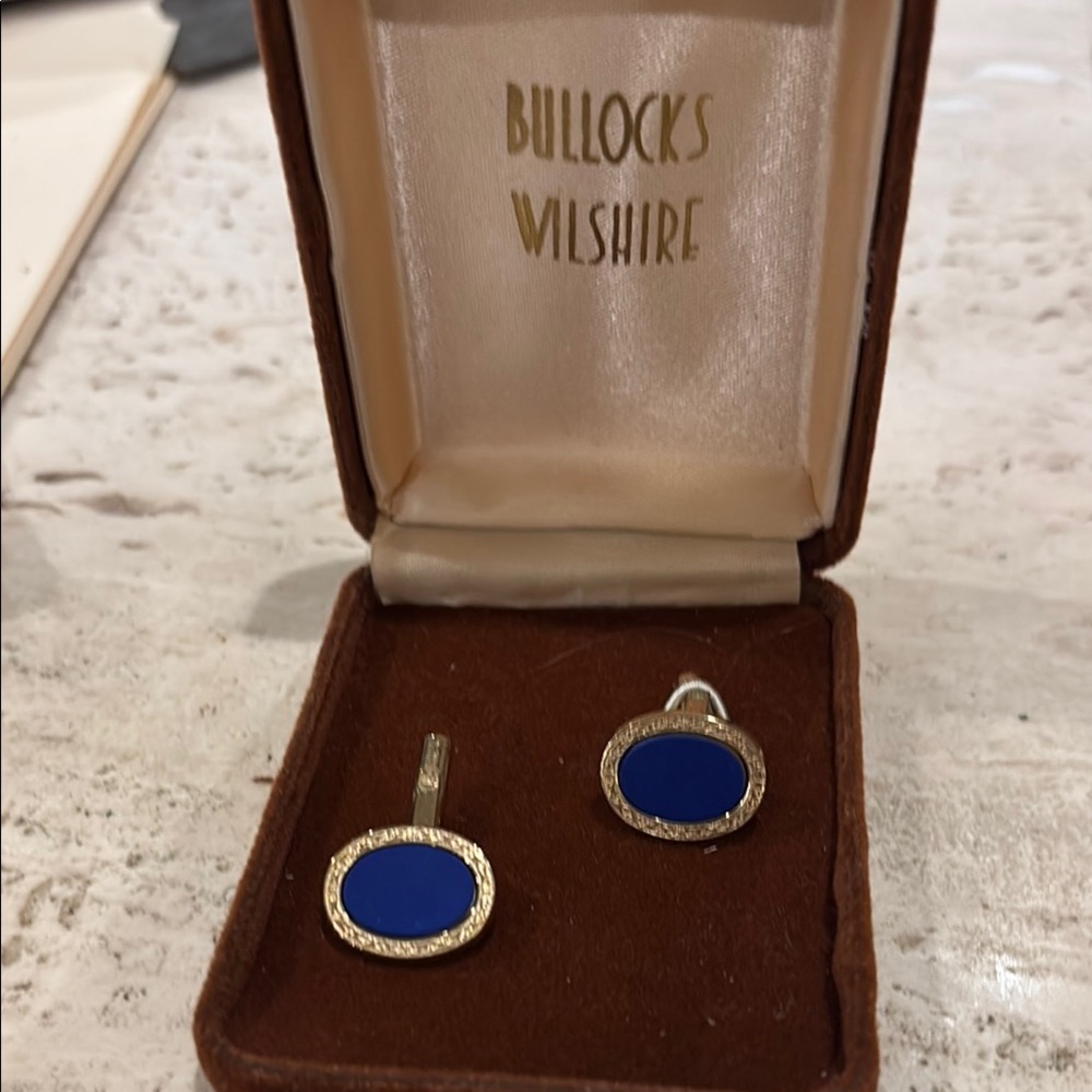 Blue Cufflinks